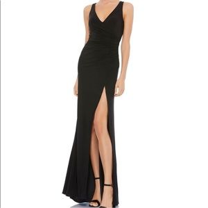 Leena for Mac Duggal Ruched Jersey Gown in
Black - NEW - Size 14